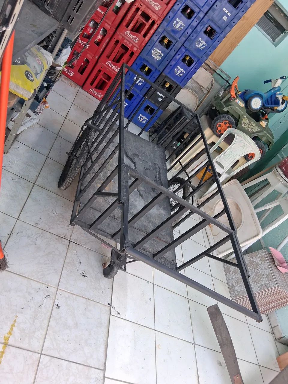 Carrinho de ferro, ótima oportunidade aproveite. - Foto 3