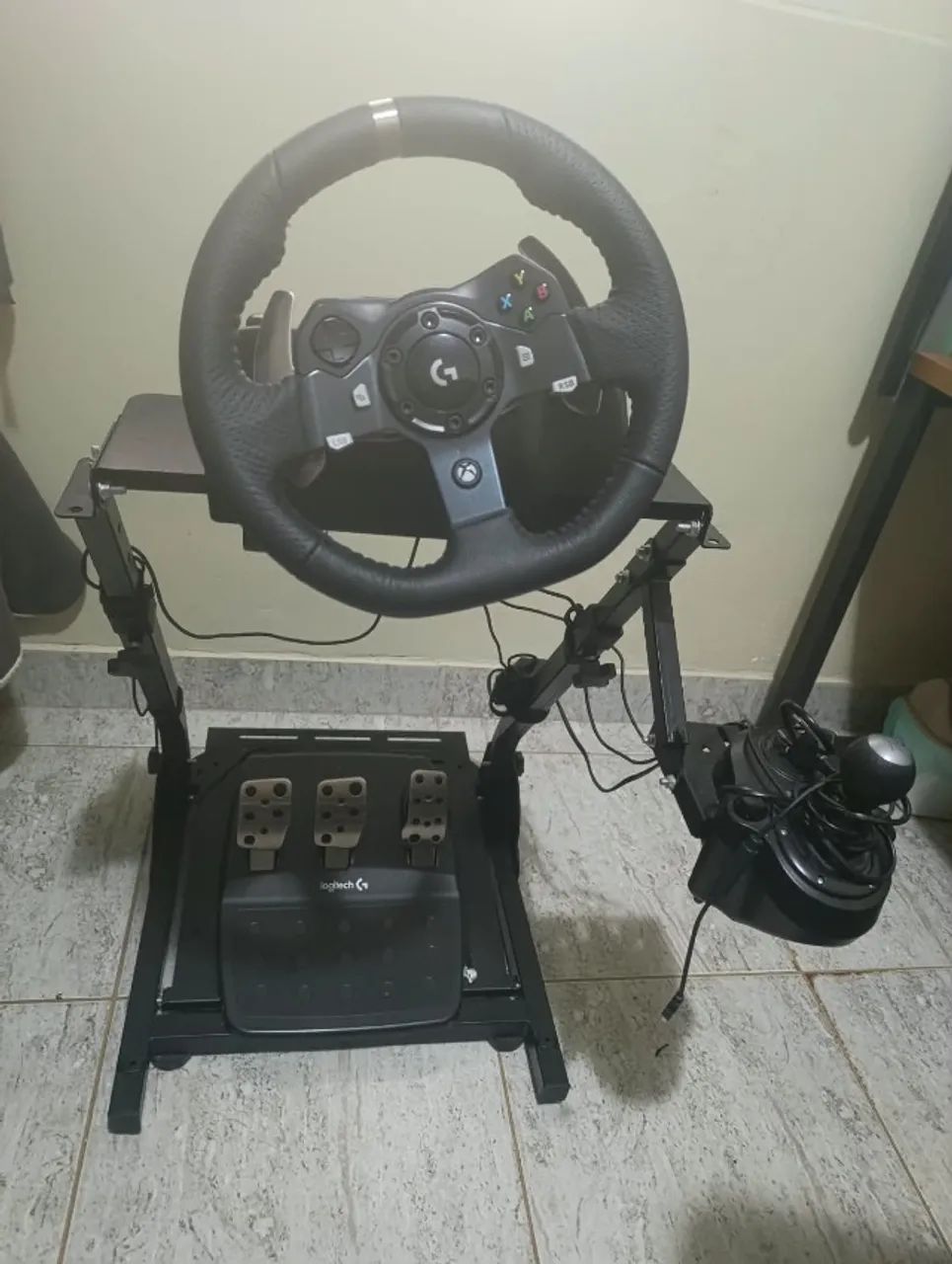 Volante Logitech G920 Xbox e PC com Cambio e Suporte. - Foto 2