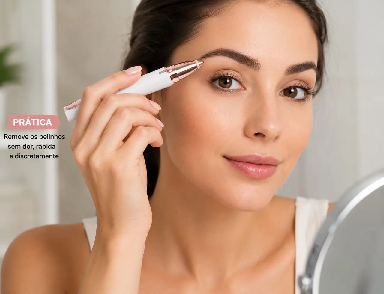Caneta depiladora para sombrancelha  - Foto 2