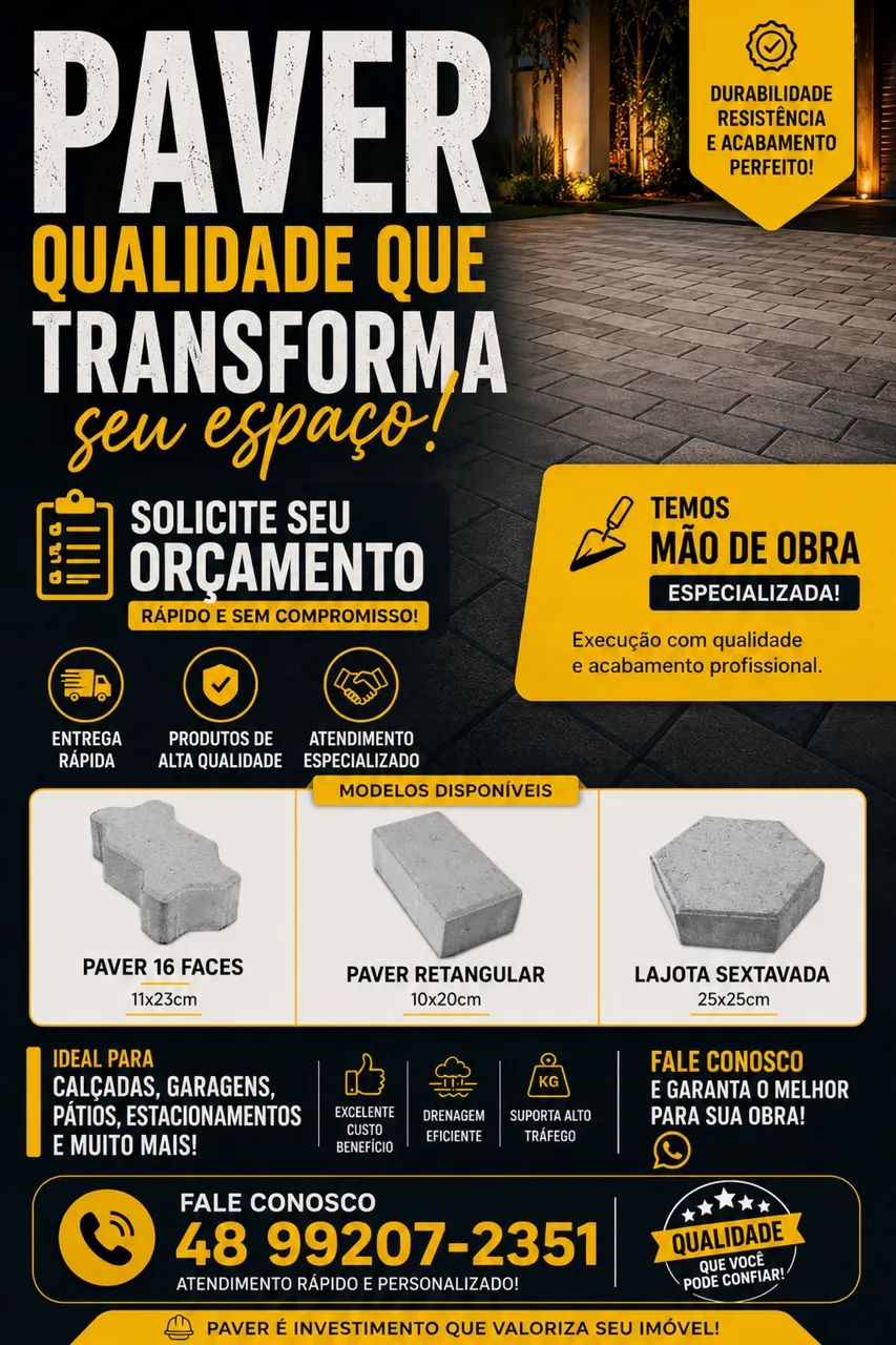 Paver direto de fábrica 