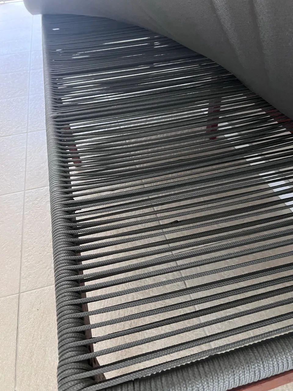 Sofá de Madeira e Corda Náutica Para Área Externa Primeira Linha - Foto 3