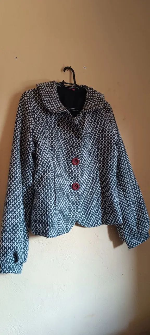 Blazer lã batida Tam P