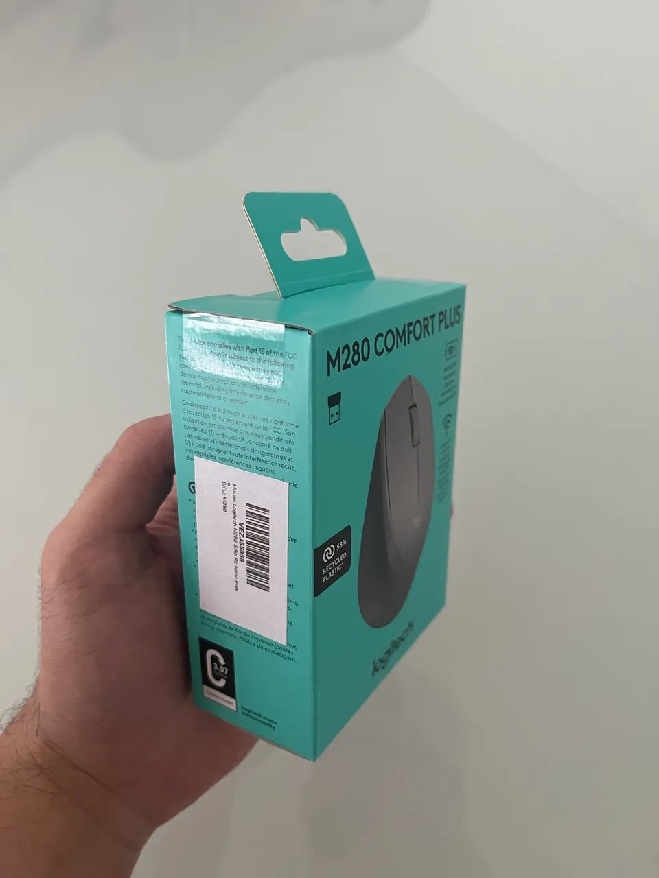 Mouse Logitech sem fio M280 Comfort Plus LACRADO - Foto 2
