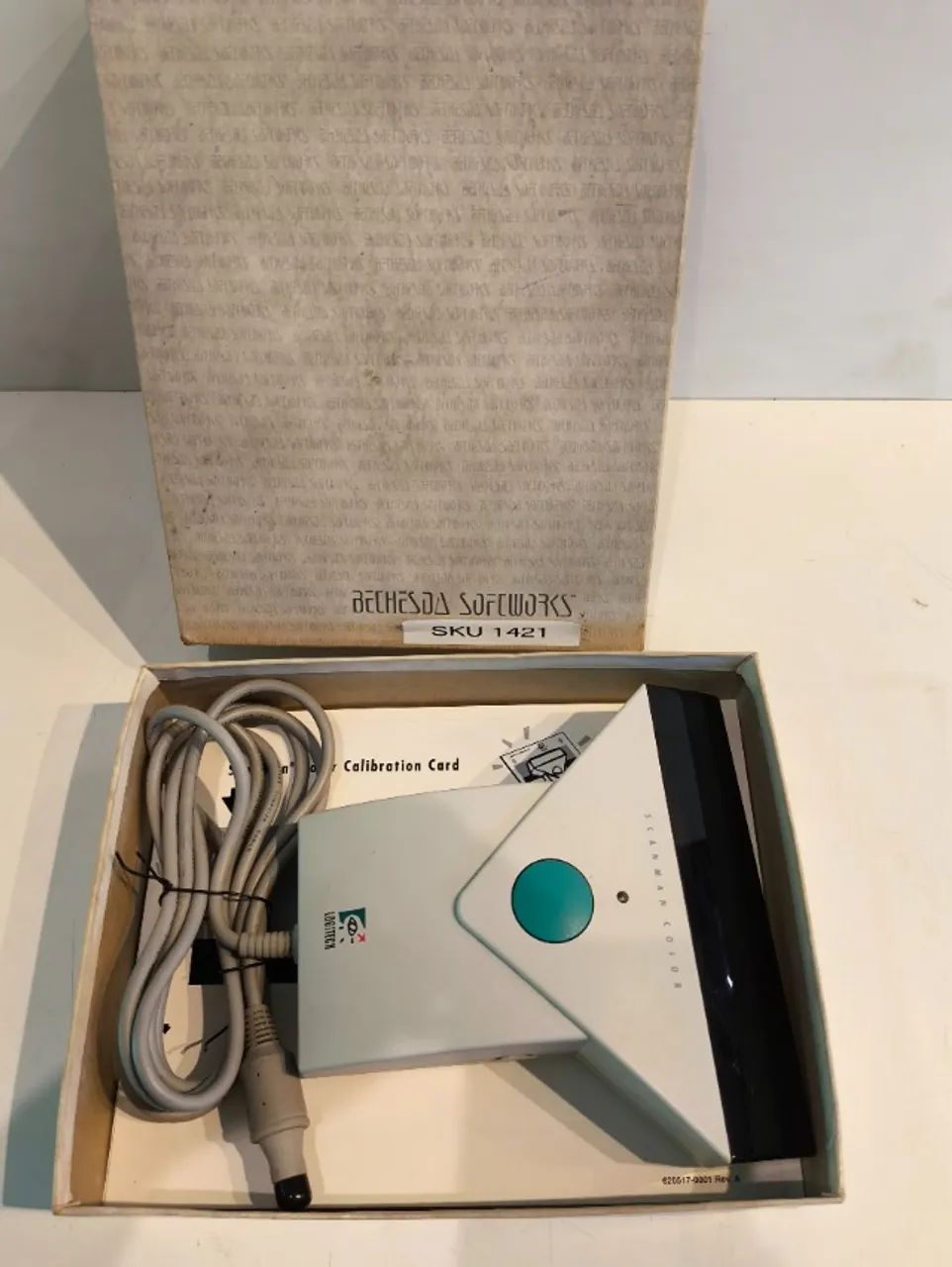 Scanner de mão Logitech ScanMan Color com drive ,placa e manuais - RETRÔ - USADO  - Foto 2