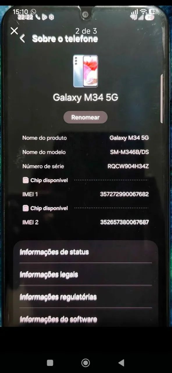 Samsung M34 5G 128GB - Foto 3