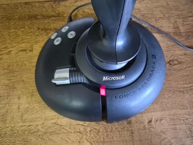 Manche/Joystick Microsoft SideWinder Force Feedback 2  + Throttle  de brinde - Foto 3