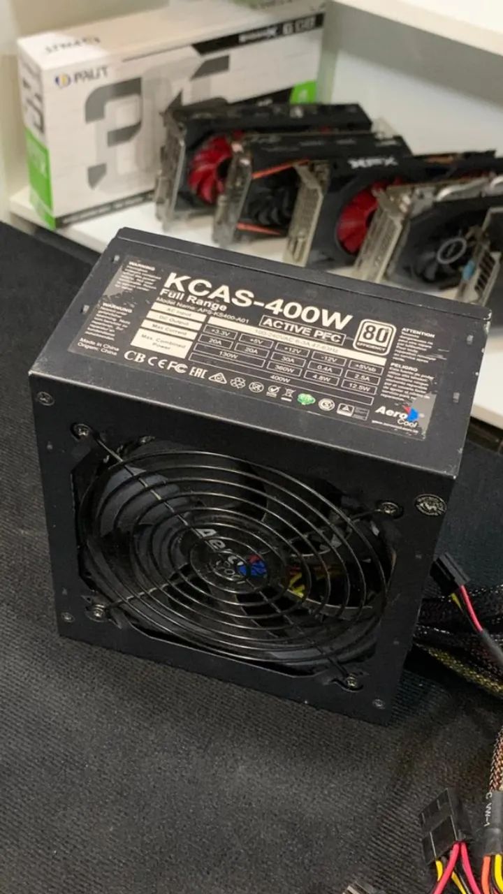 FONTE AEROCOOL KCASS 400W 80 PLUS - Foto 2