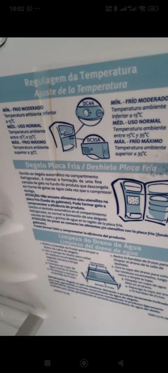 Geladeira ótimo estado 850,00 - Foto 5