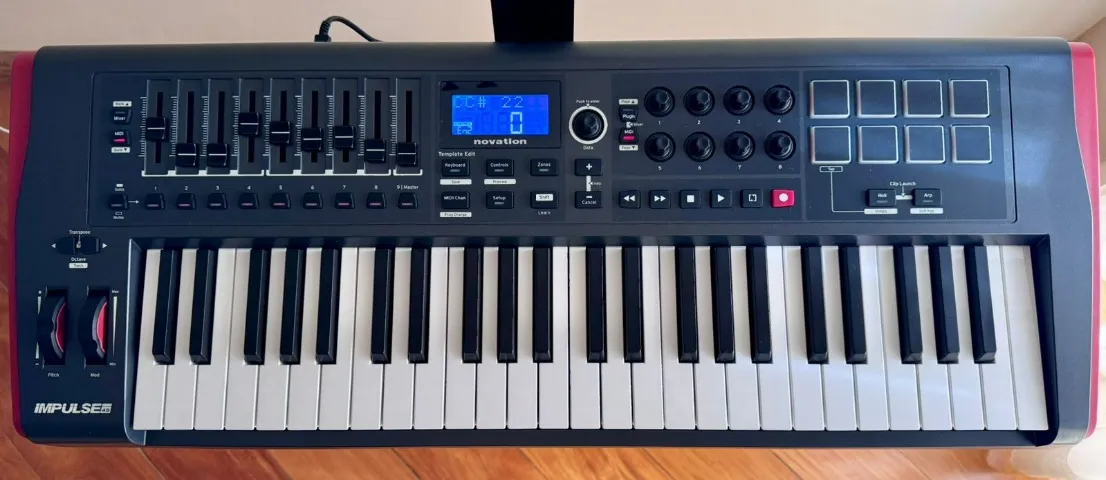 Controlador MIDI USB M Audio Axiom 49 - Instrumentos musicais