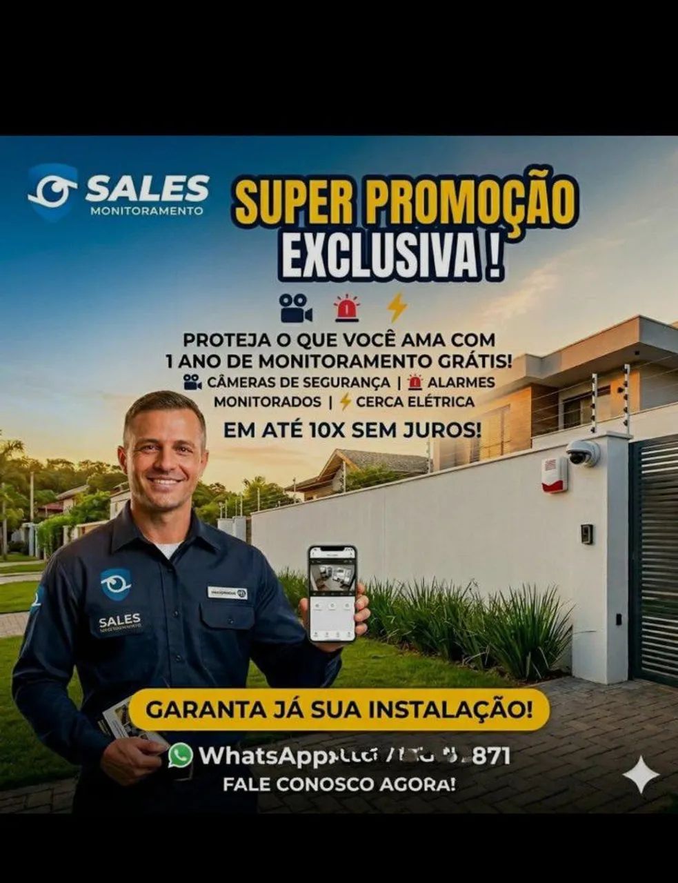 Instalação de câmeras, serviços gerais!!