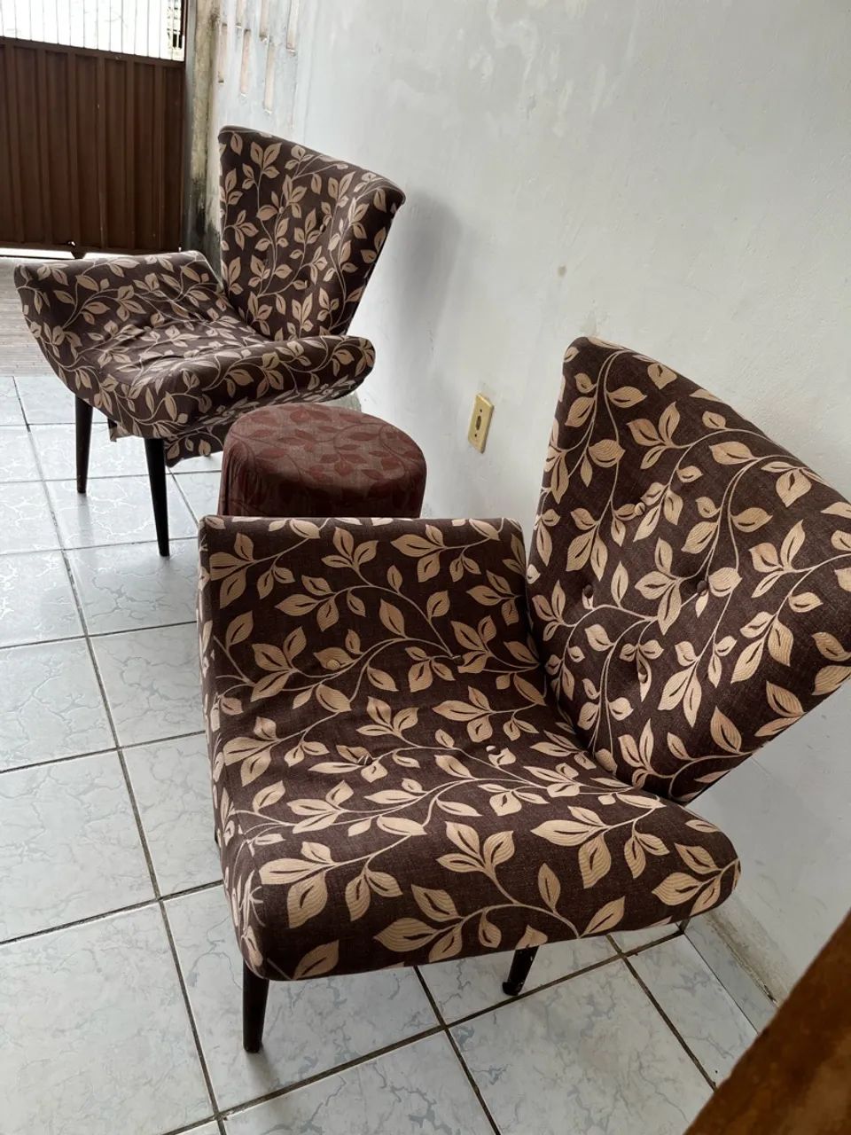 Poltronas de veludo