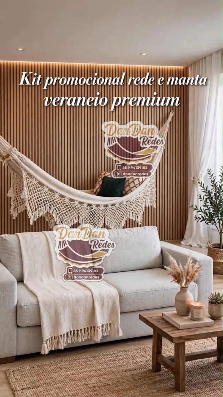 Rede e manta premium. Kit valor promocional  - Foto 3