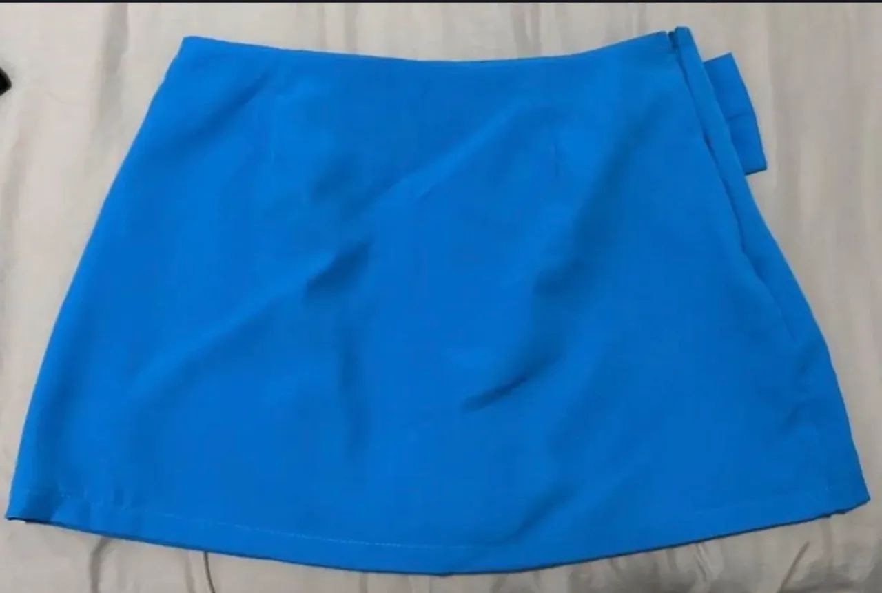 Saia azul Tamanho G - 40 - Foto 4