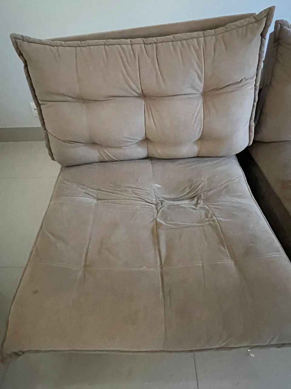 Sofá Retrátil e Reclinável Modular 3 Módulos - Para Reforma - Foto 5