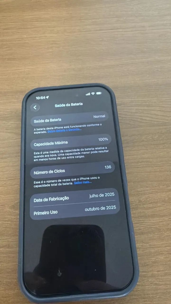 iPhone 17 PRO Azul 256 gb bateria 100%