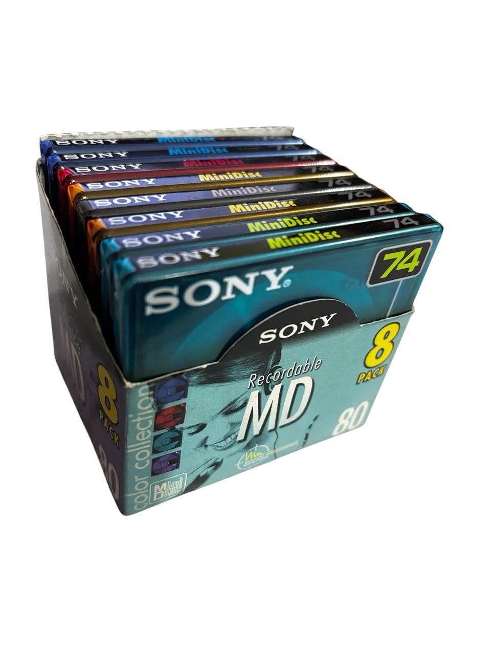 8 Mini Disc Sony Lacrados Mdw74en Color Collection - Aparelhos de