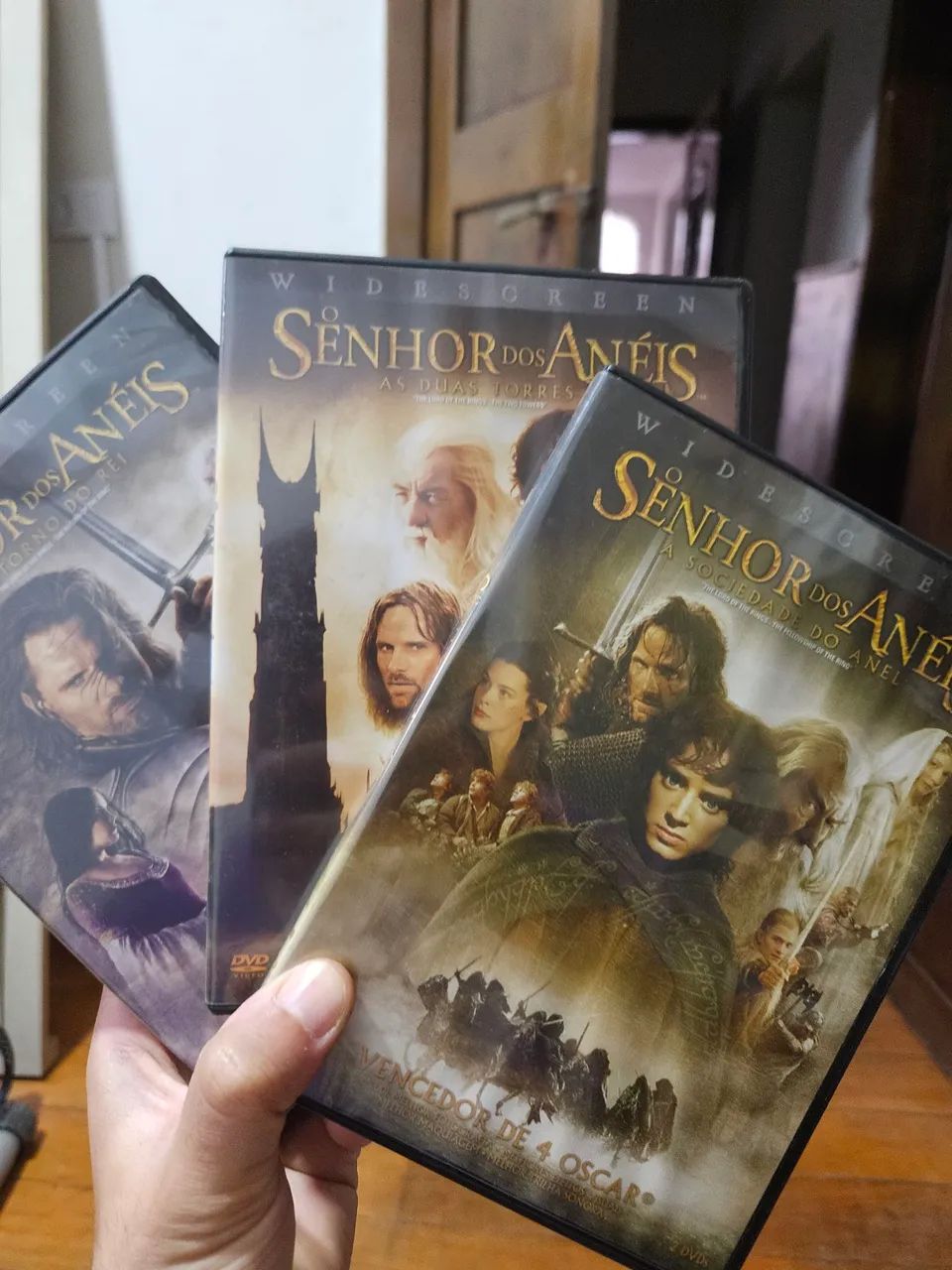 O Senhor dos Anéis ? Trilogia, box com 6 DVDs - Foto 3