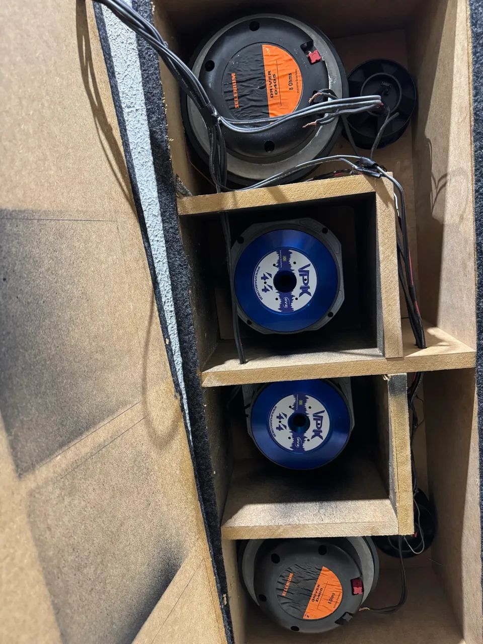 Médio 6 polegadas vpk 250 rms 2 unidades  - Foto 3