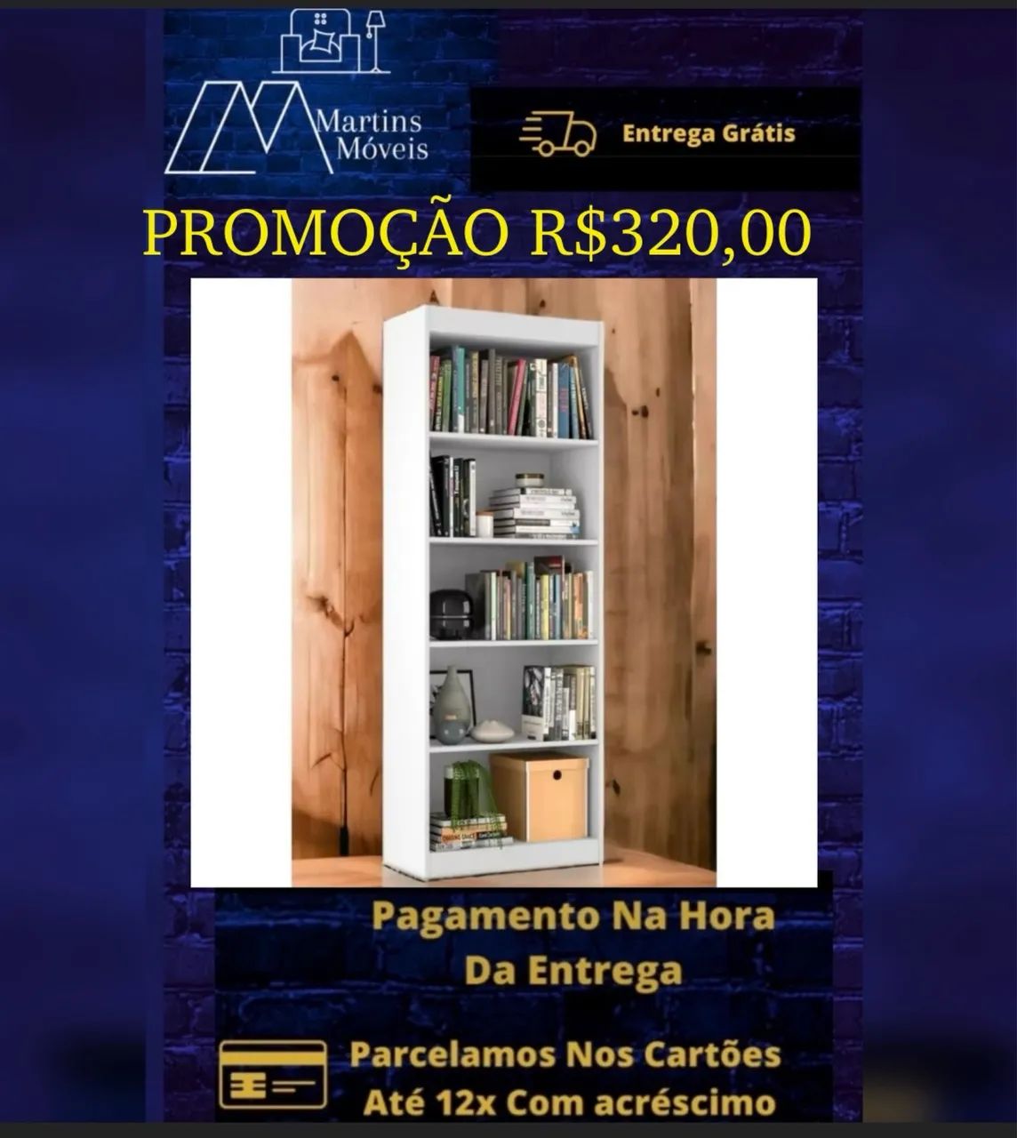 GRANDE PROMOÇÃO ESTANTE LIVREIRO ENTREGA GRÁTIS   - Foto 2
