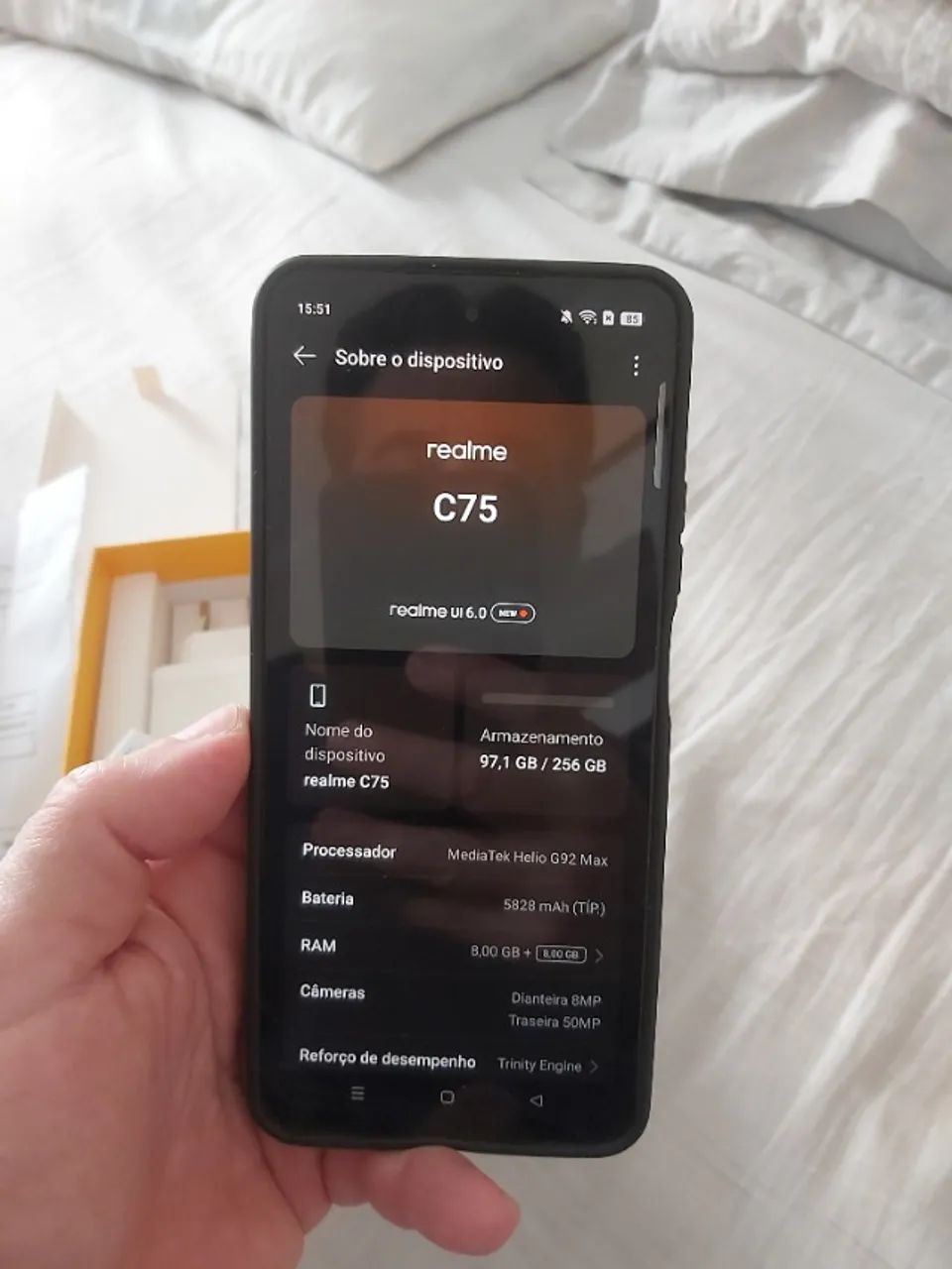 Celular realme C75 perfeito estado  - Foto 4