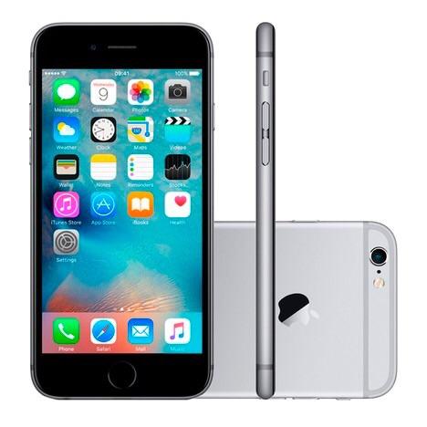 Apple iPhone 6s 64gb cinza espacial tela de 4.7 12Mpx 4K