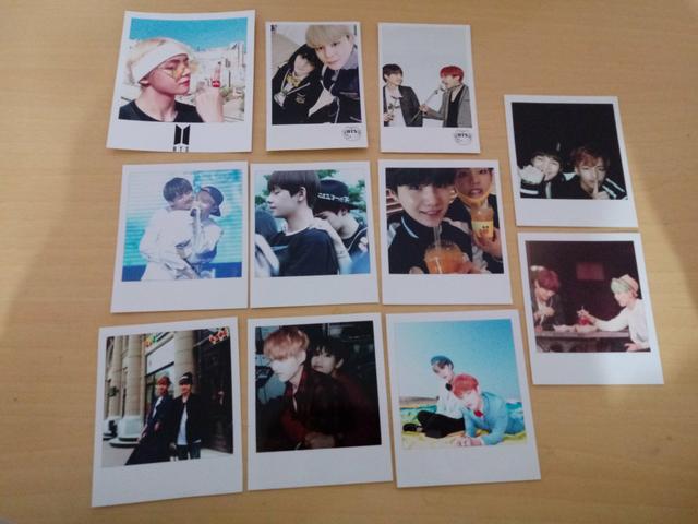 25 Polaroids bts