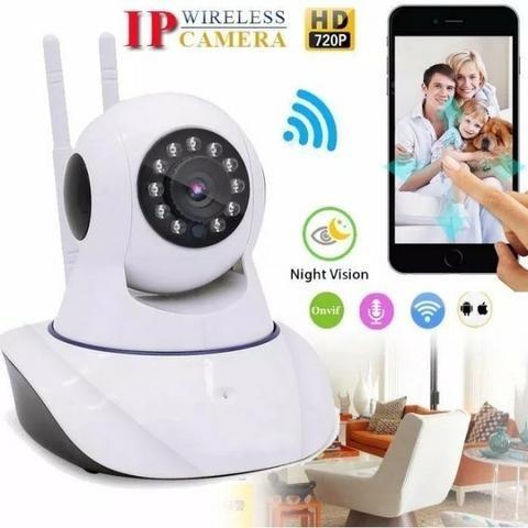 Câmera IP Robozinho Full Hd 1080p WIFI baba Eletrônica - Fazemos Entregas - Foto 2