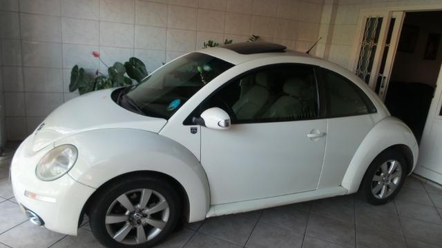 VW- New Beetle 2.0 Cor Branco Com Teto Solar Ano 2006/2007