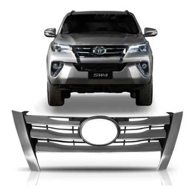 Grade Radiador Hilux Sw4 2016 2017 2018 Cromada