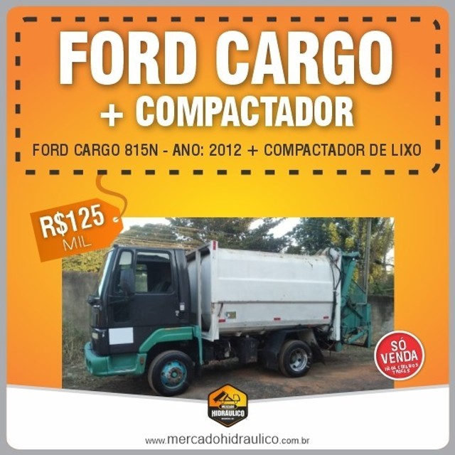 FORD CARGO 815N / 2012 ? COMPACTADOR DE LIXO