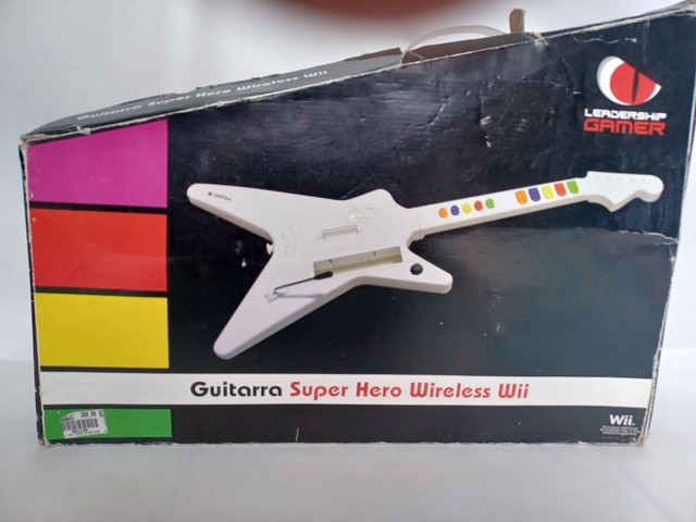 Wii desbloqueado com Tapete +Guitarra 