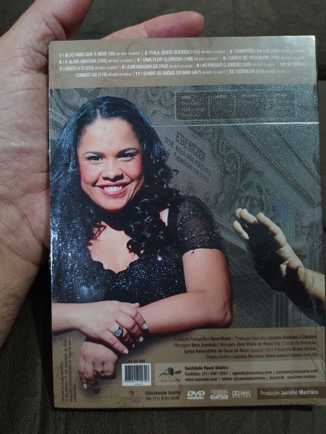 Dvd Cassiane Harpa Vol. 1 - O Recital - Novo Original e lacrado