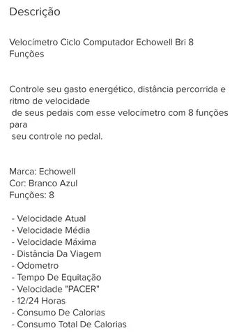 Ciclocomputador Echowell BRI8 - Foto 2
