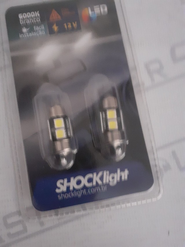 Led torpedo. 31mm. Schocklight.  Garantia. Instalado. 