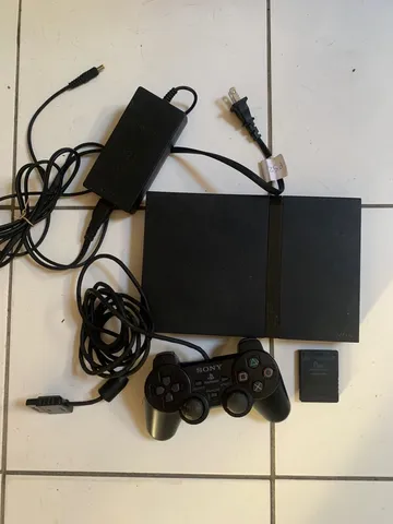 Playstation 2 Slim Original Desbloqueado com Defeito No Leitor