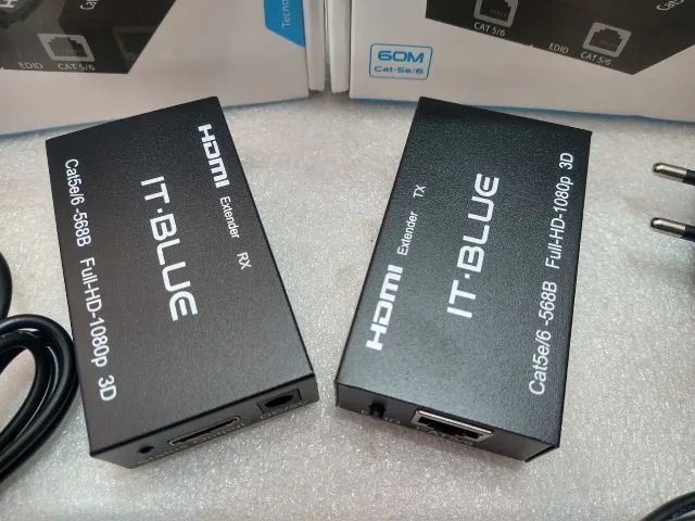 Extensor hdmi 60m cat-5e/6 (Distribuidora JK Eletrônicos, Honestidade e Qualidade) - Foto 5
