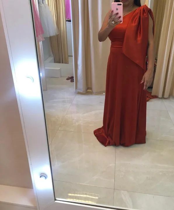Vestido de festa Terracota - Foto 3