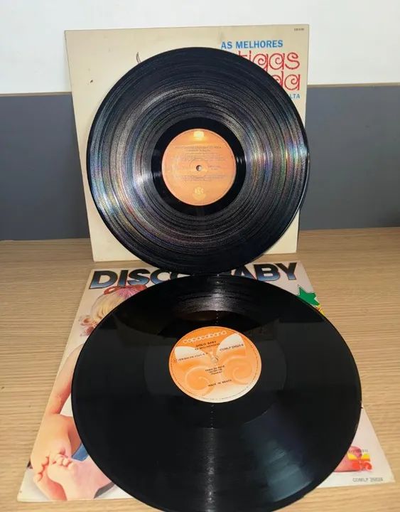 Lp Vinil: Cantigas De Roda + Disco Baby - Impecável - Foto 2