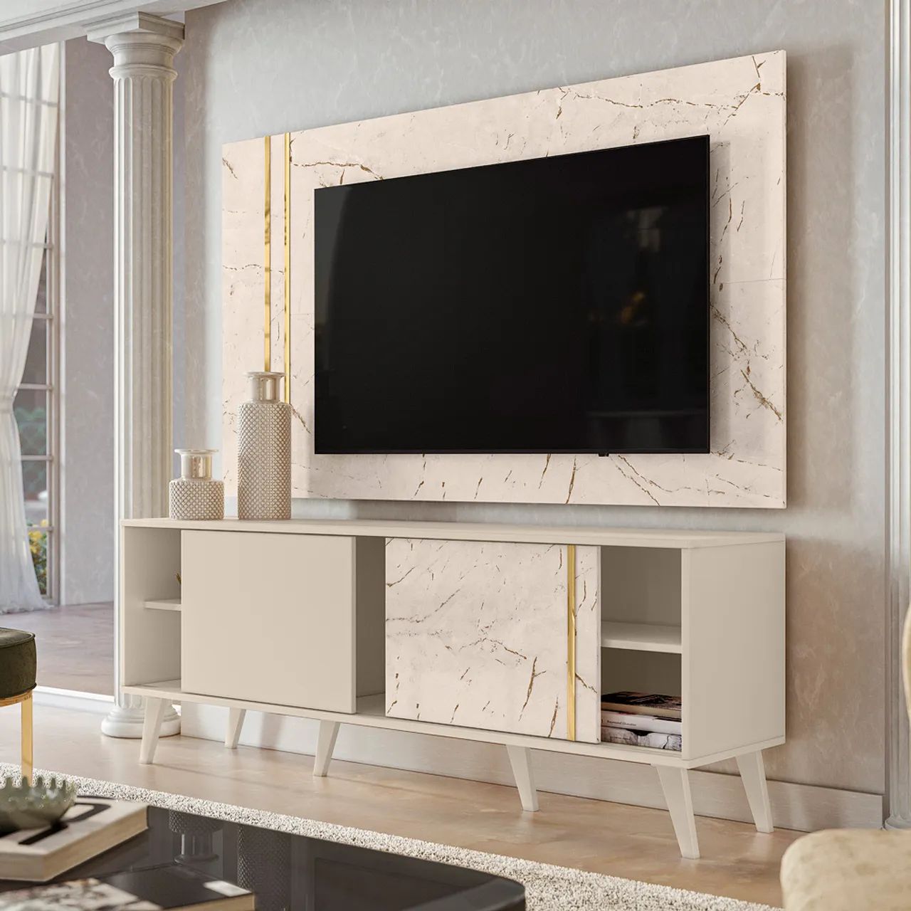 Rack com Painel Zeus SUPER OFERTA tt64 - Foto 2
