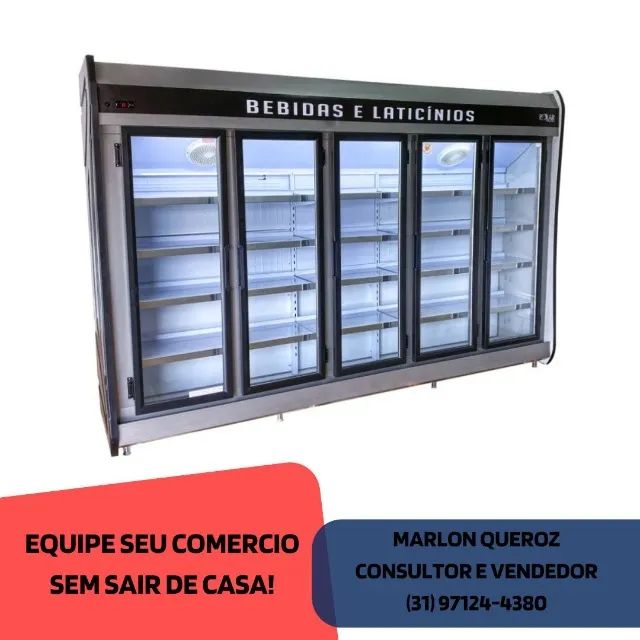 Freezer Auto Serviço 5 Portas Polar 220v