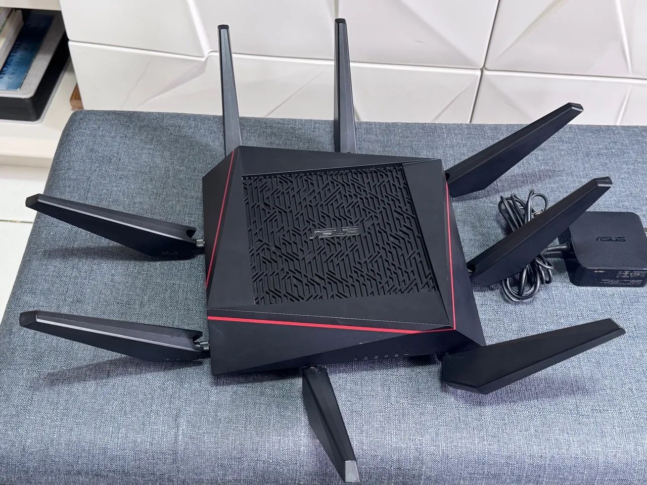 Roteador ASUS RT-AC5300 Tri-Band Wireless Gigabit Router - Foto 3