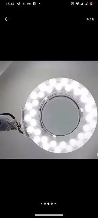 Luminária  design e cílios