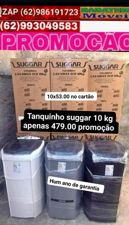Tanquinho suggar 10kg