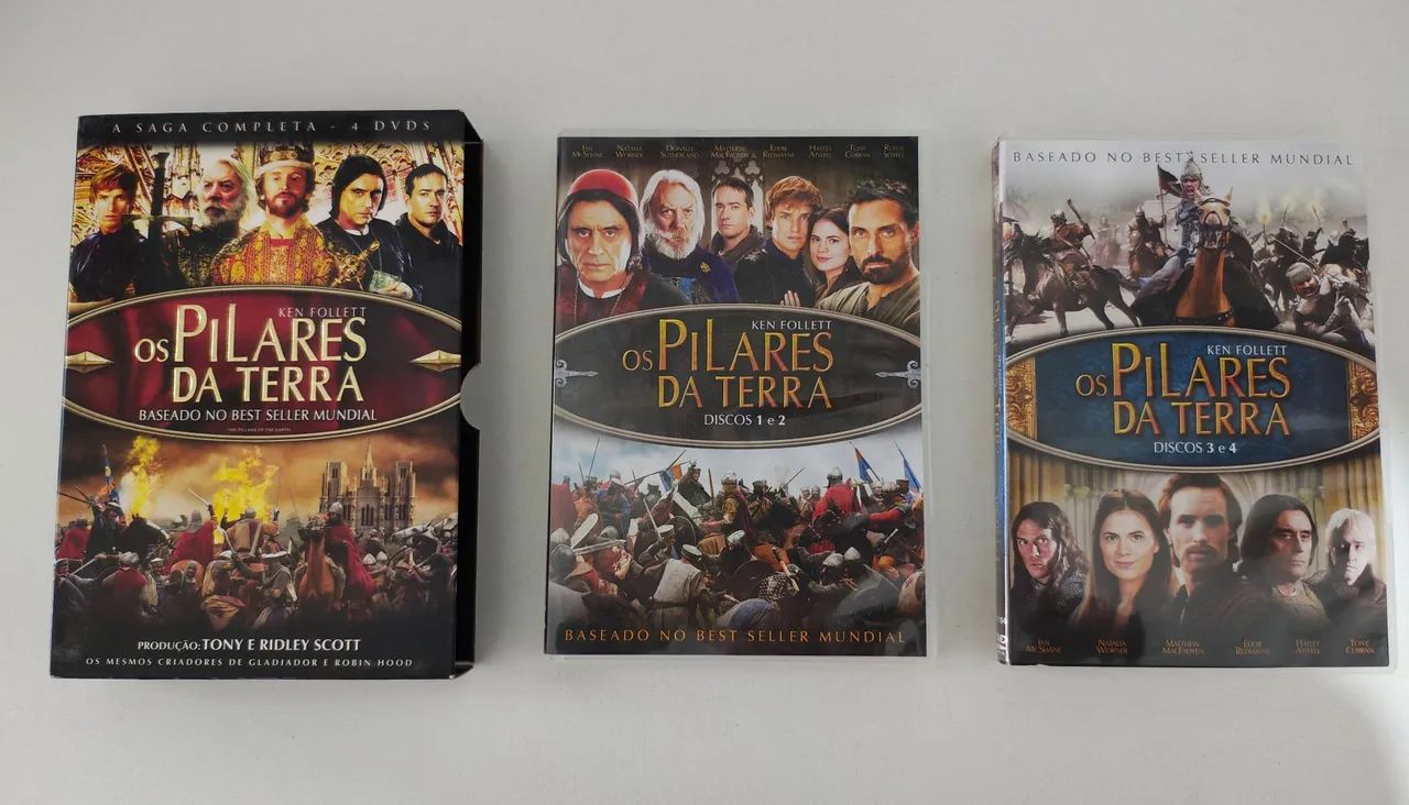 Os Pilares da Terra - Box Completo - 4 DVDs