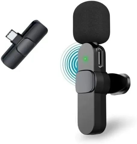Microfone Lapela sem fio para Celular Tipo-C - Foto 5