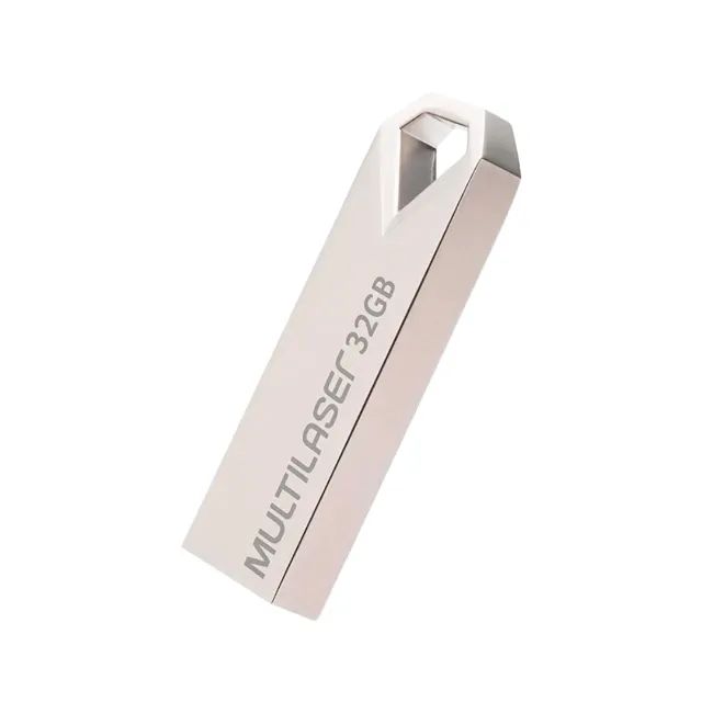 Pen Drive 32GB USB 2.0 Diamond Metálico PD851 - Multilaser  cod: 1880