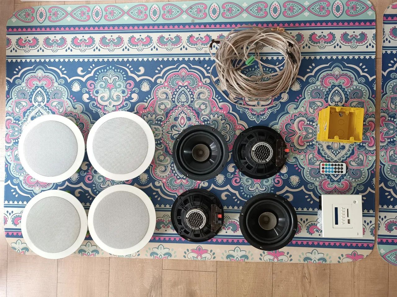 Kit Módulo e 4 caixas de embutir teto LOUD - Foto 2