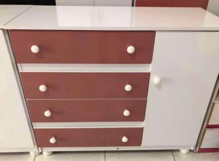 Cômoda Infantil  4 gavetas 100% MDF  - Foto 4