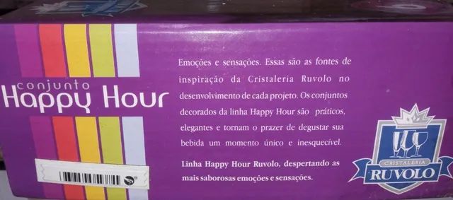 Conjunto Happy Hour Copo Tulipa 300ml 6 Peças Ruvolo- Novo - Foto 6