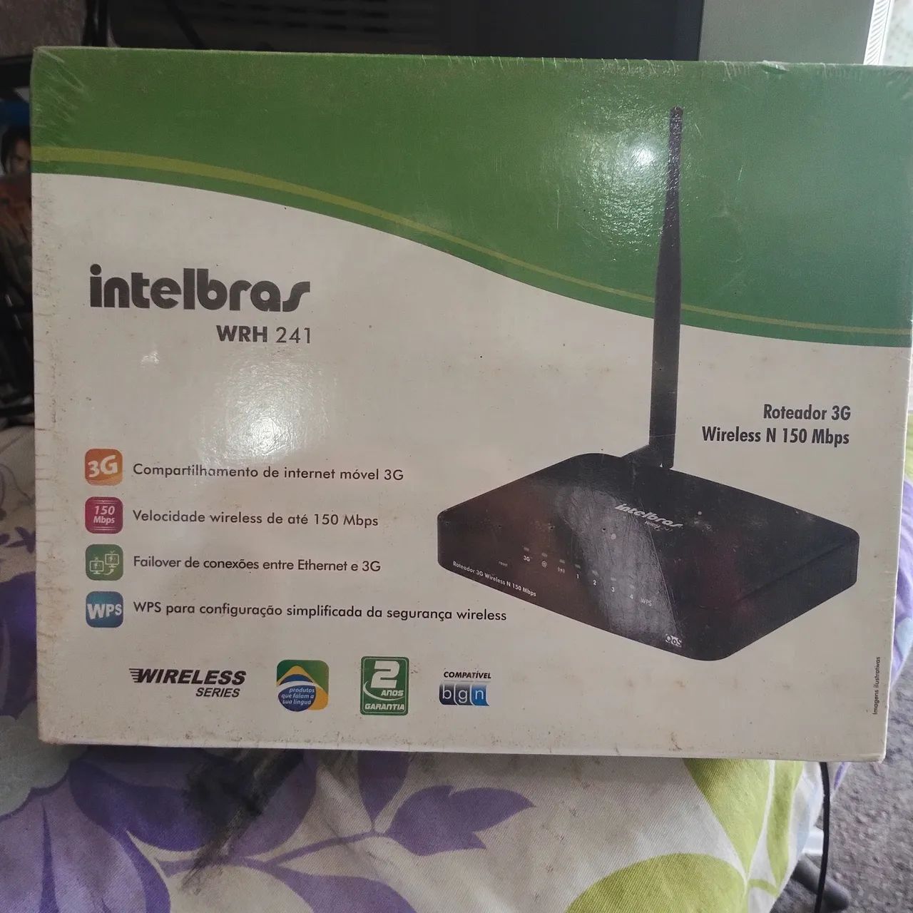 Roteador Intelbras WRH 241 3G Wireless N 150 Mbps